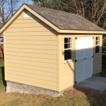 Steeper roof, 6" gable soffits, custom shingles